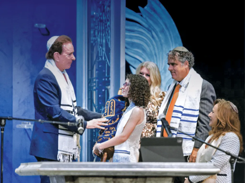 A bat mitzvah on the Saban Theatre stage