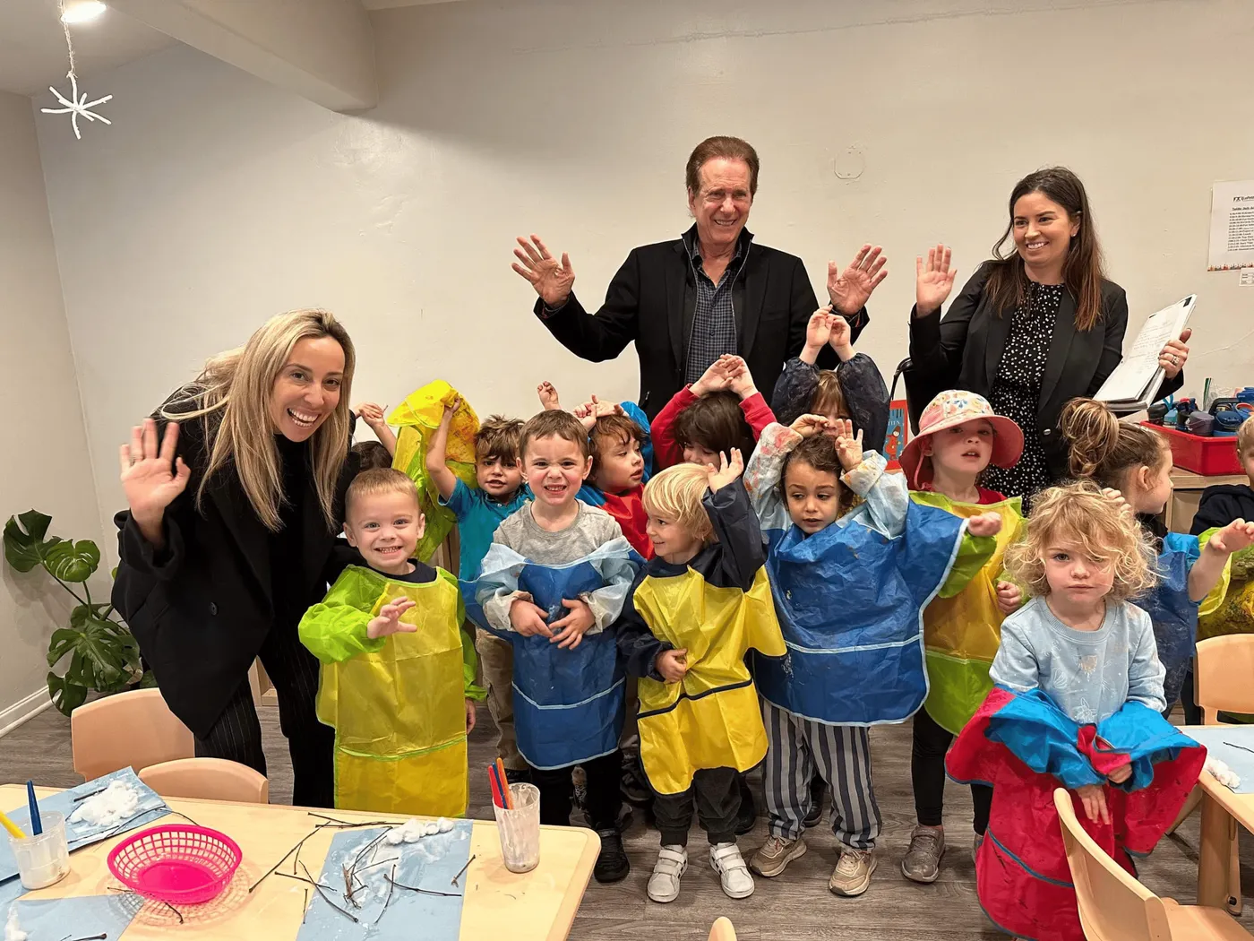 Children at Le Petit Gan preschool
