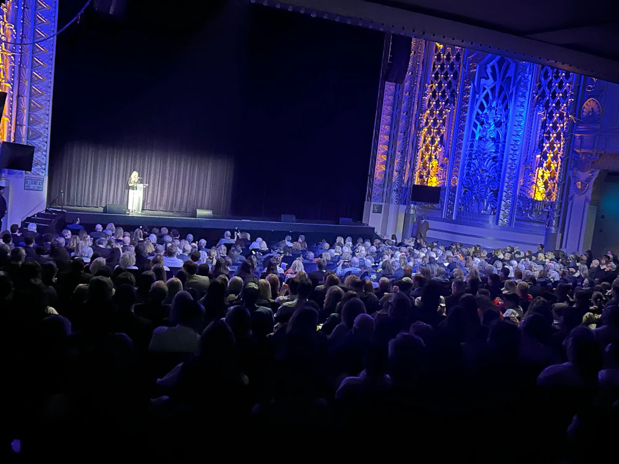 A full house at the Saban Theatre